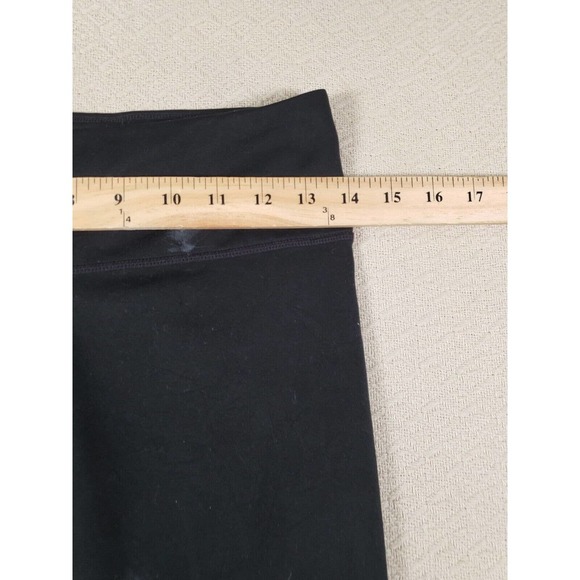 Nike Pants Womens Medium Black Dri Fit Leggings Elastic Waist Mid Rise Pull On - Picture 7 of 9